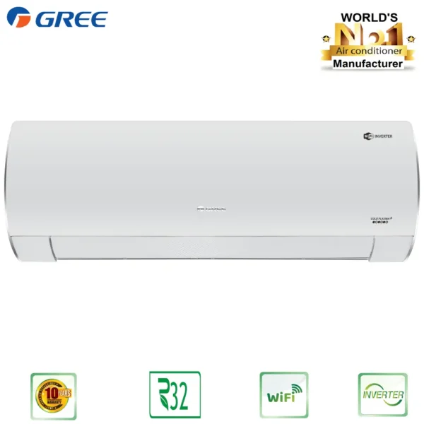 GSH-24XFV32-Gree Fairy Split Type Air Conditioner (2.0 Ton Inverter, Hot & Cool)
