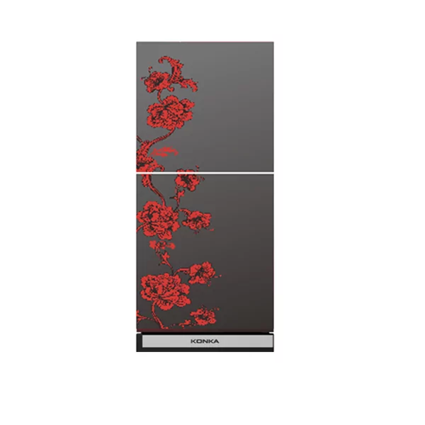 KONKA Refrigerator-KRT-180GB-Glass Mirror-2-Door, Upper Freezer (180 Ltr)