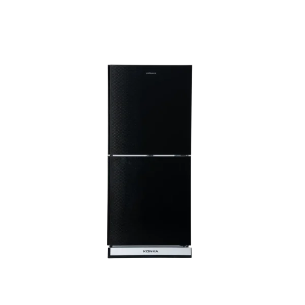 KONKA Refrigerator-KRB 190GB Black Texture-2-Door, Bottom Freezer (190 Ltr)