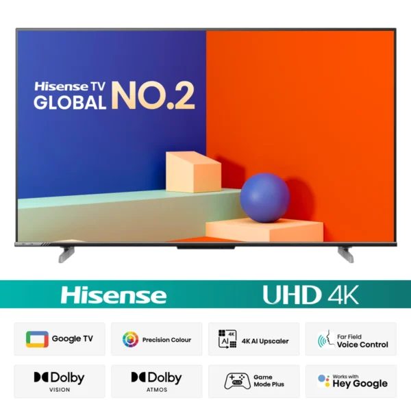 Hisense Voice Control Google DTS TV 55A6F3