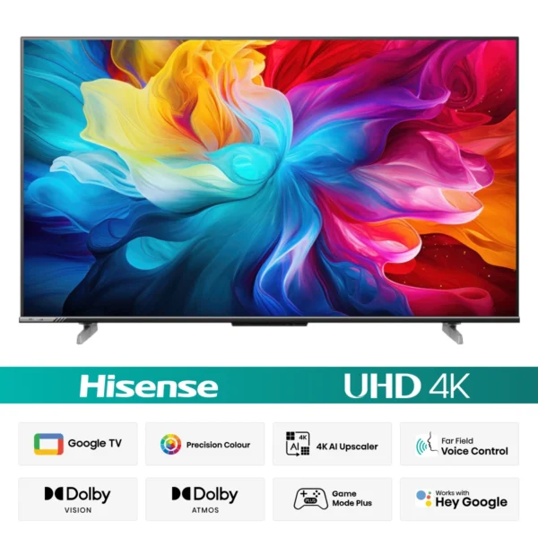 Hisense Voice Control Google DTS TV 65A6F3