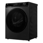 Haier HW90-BP12357S8 front view with 525mm super drum and LED display