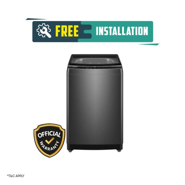 Haier HWM100-316S6 10kg top load automatic washing machine in Starry Silver