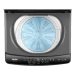 Haier top load washing machine with Oceanus Wave Drum and Air Dry Function.